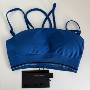 Blue Alphalete Women's Sports Bra